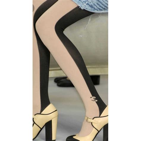 collants chanel|chanel tights for sale.